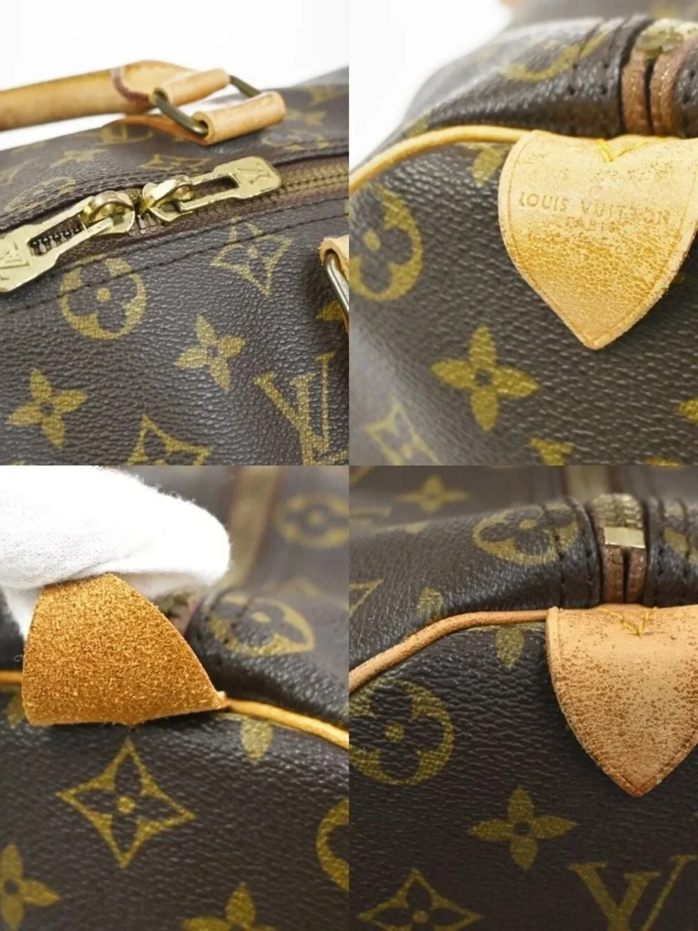 LOUIS VUITTON Keepall 50 Travel Hand Bag Monogram Leather Brown M41426 73YH911 - Picture 9 of 15